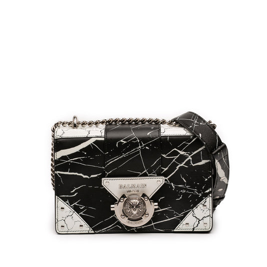 Printed Leather Ring Box 20 Crossbody