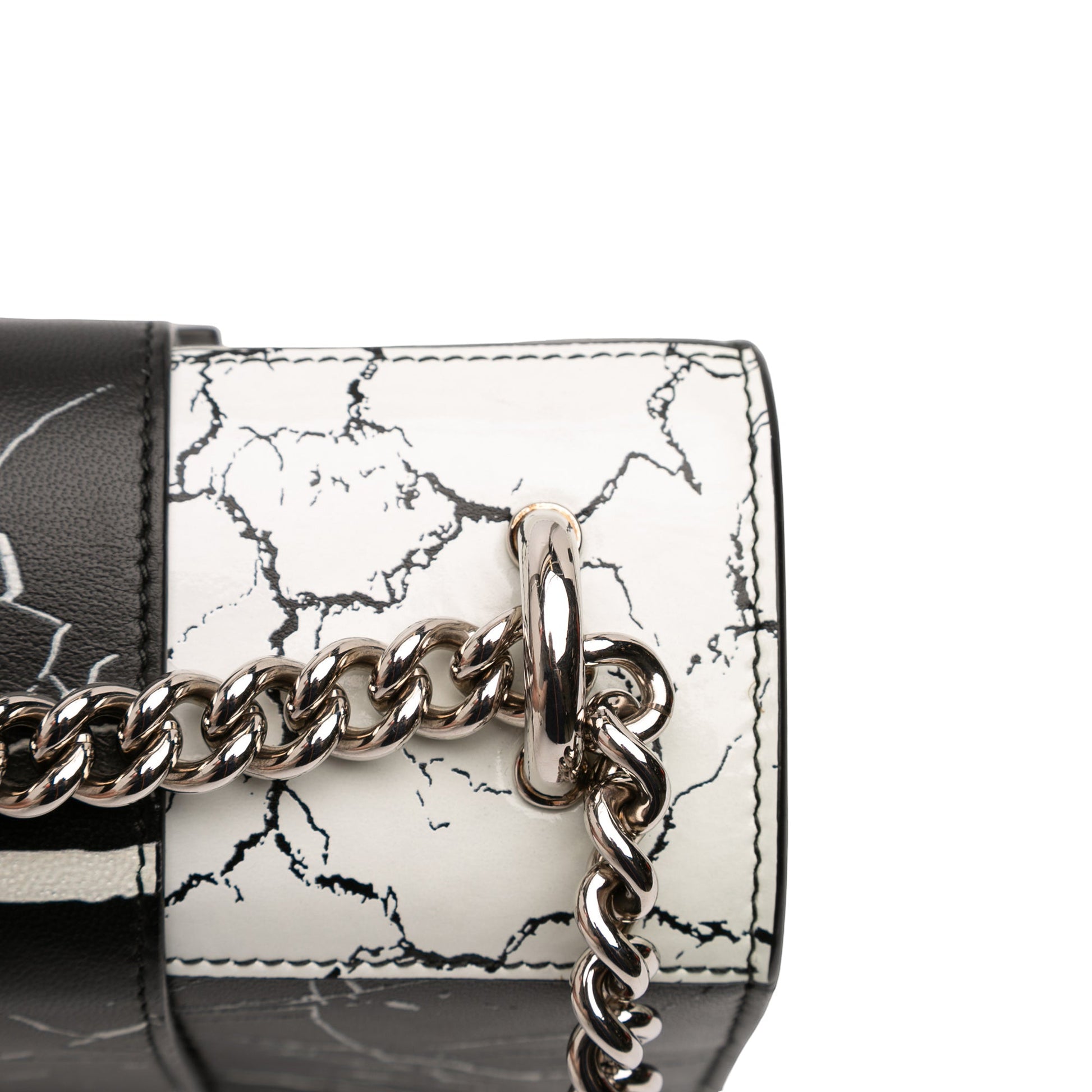Printed Leather Ring Box 20 Crossbody