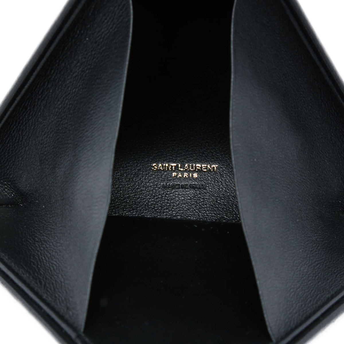 Saint Laurent Small Leather Pyramid Box Clutch