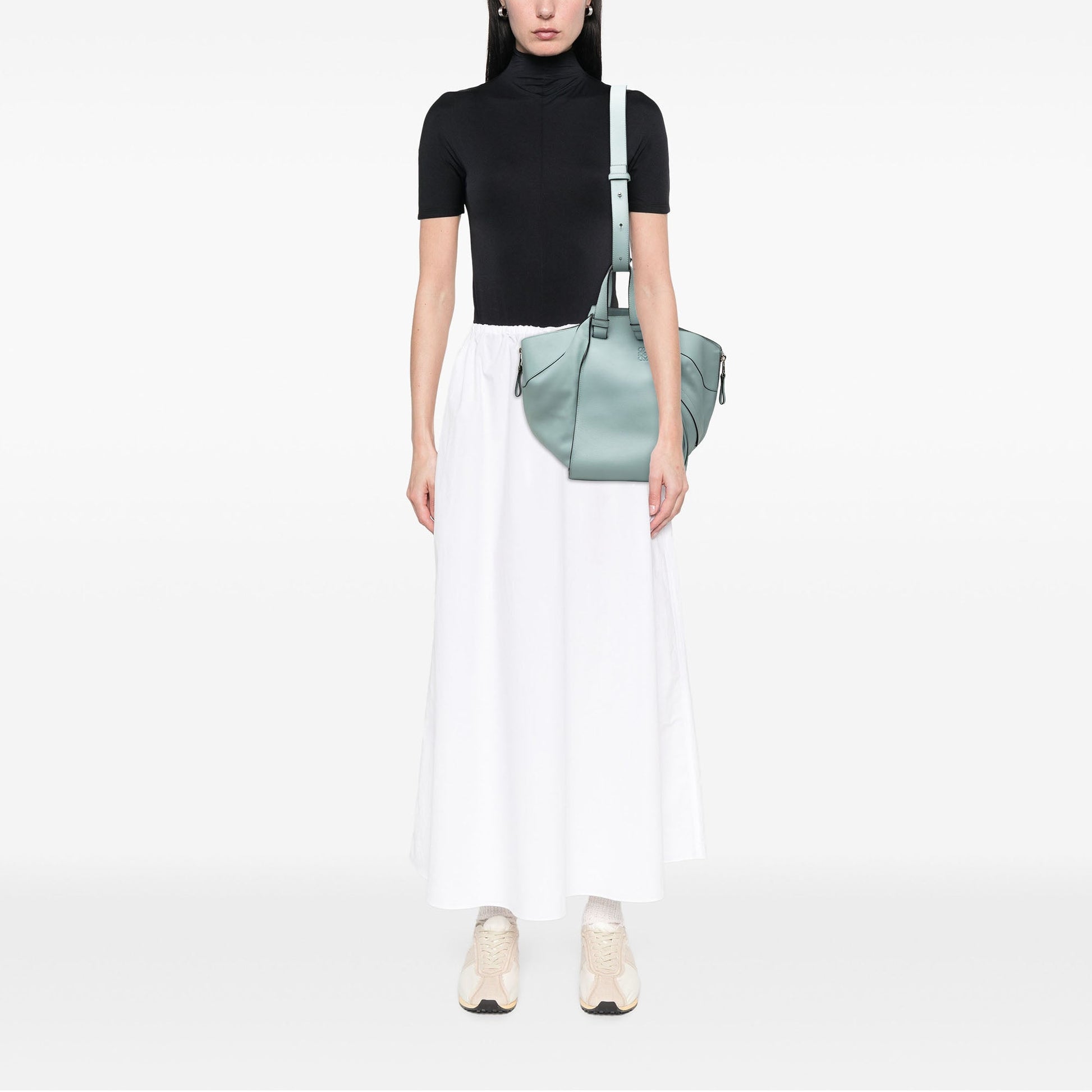 LOEWE Medium Leather Hammock Satchel