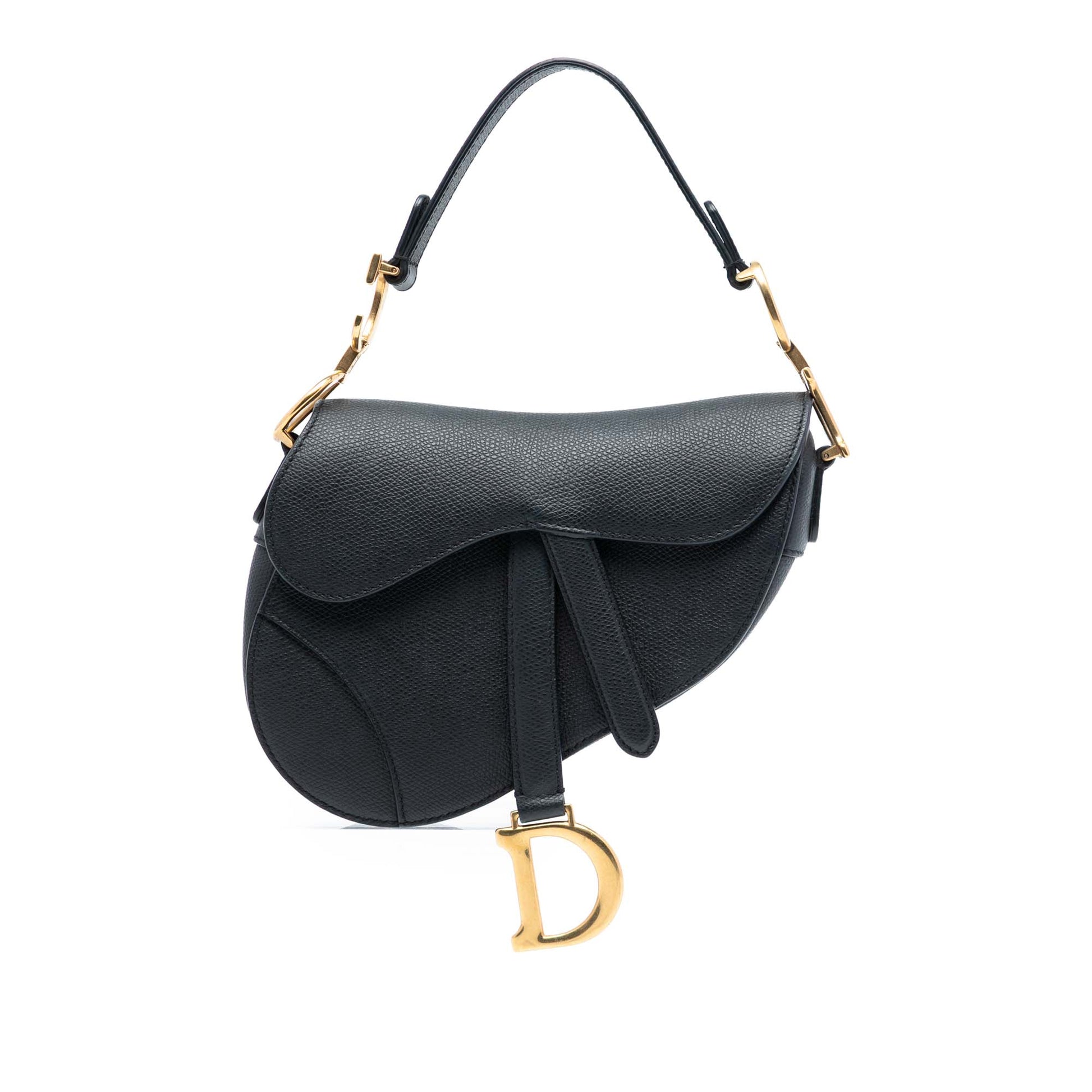 Dior Mini Grained Calfskin Saddle Bag