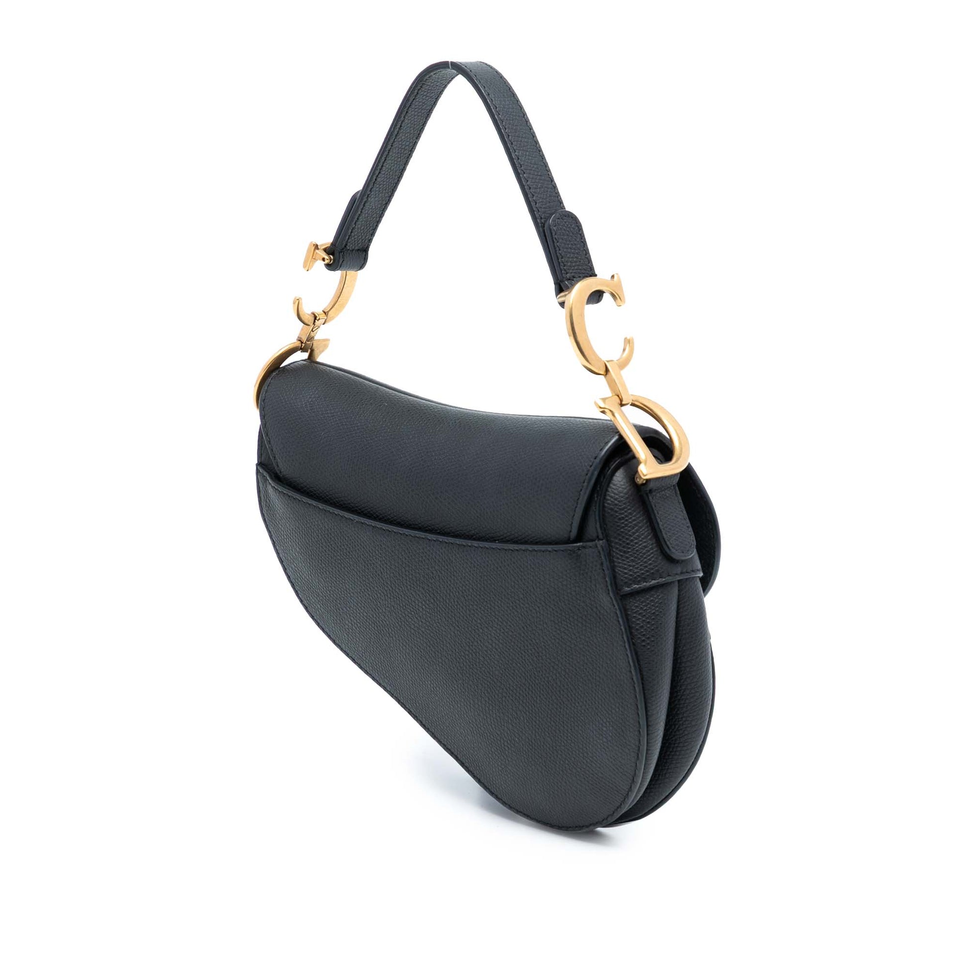 Dior Mini Grained Calfskin Saddle Bag