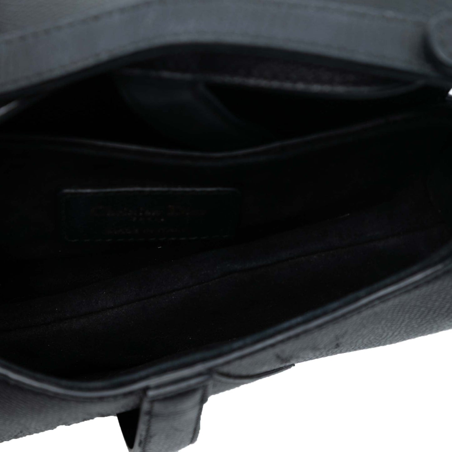 Dior Mini Grained Calfskin Saddle Bag