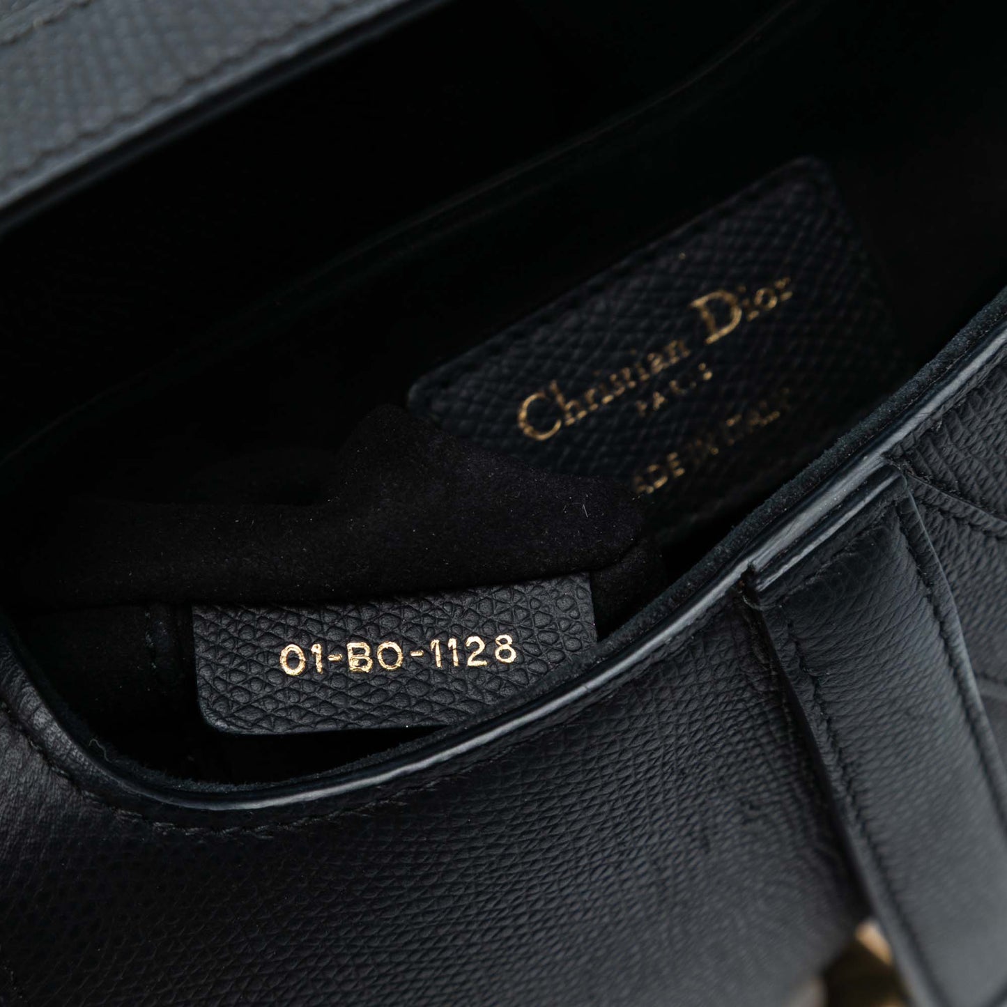 Dior Mini Grained Calfskin Saddle Bag