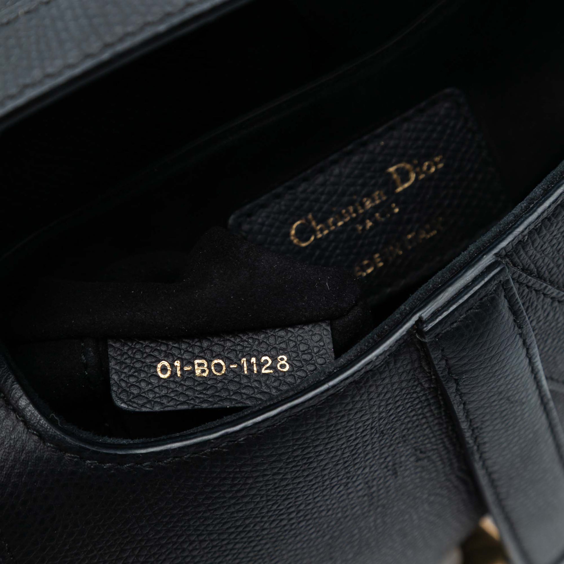 Dior Mini Grained Calfskin Saddle Bag