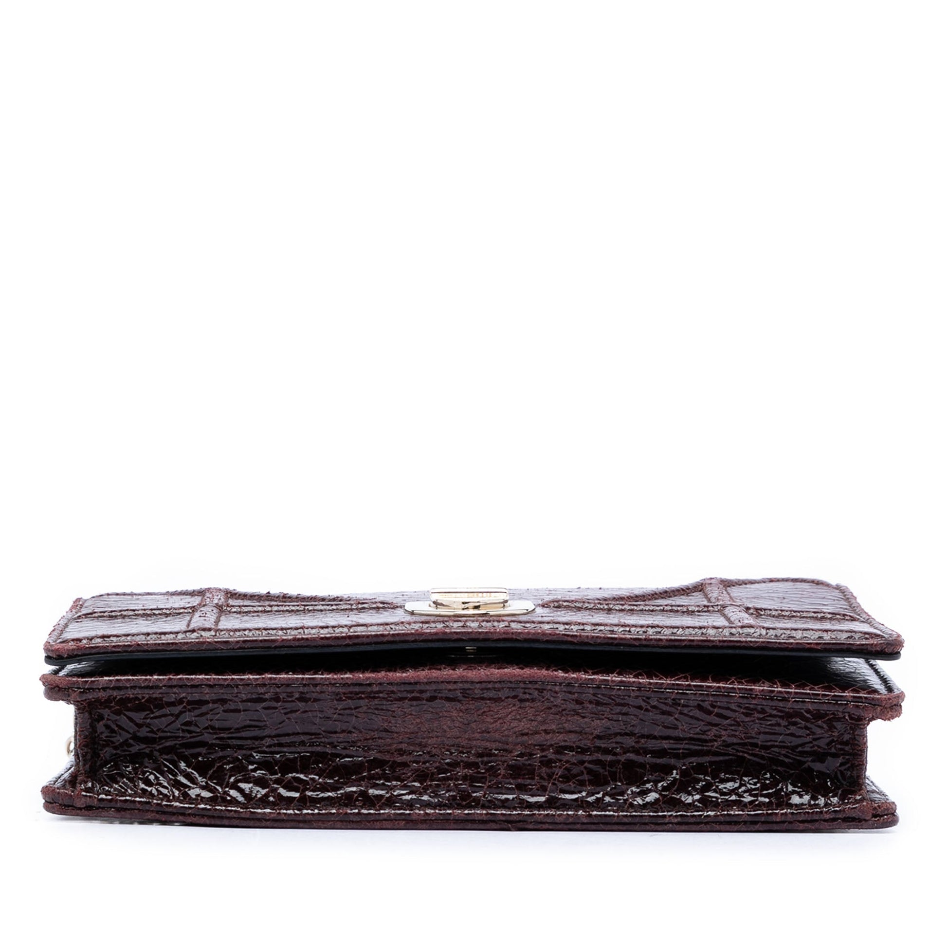 Dior Mini Crackled Deerskin Diorama Flap