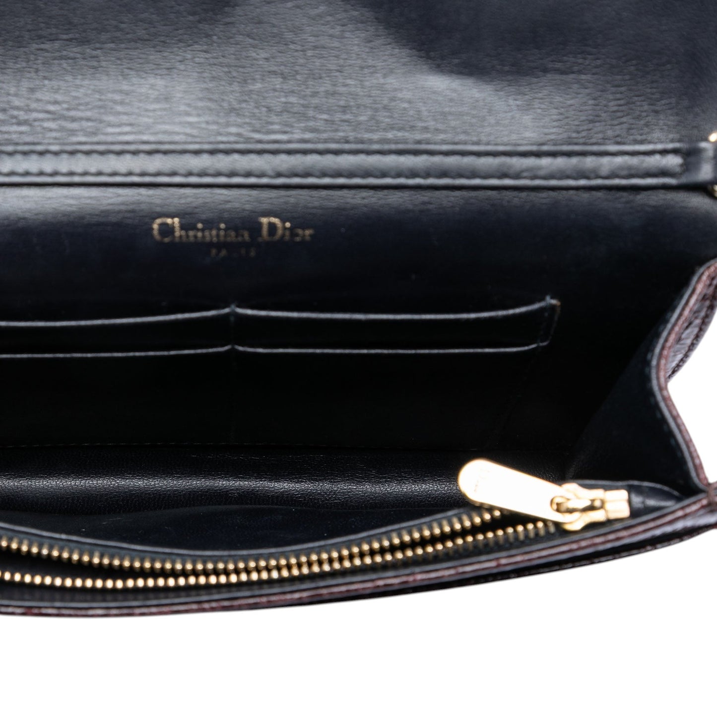 Dior Mini Crackled Deerskin Diorama Flap