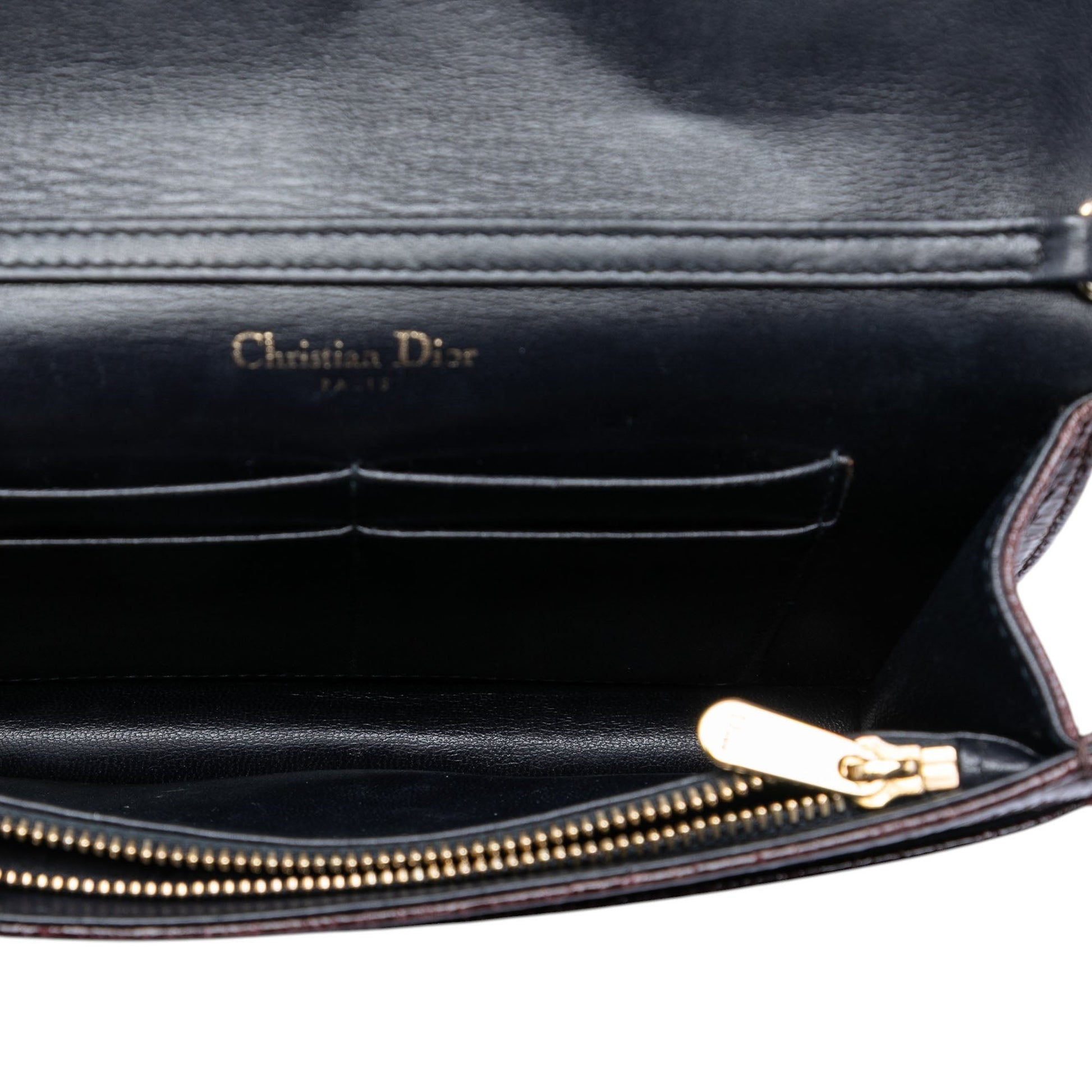Dior Mini Crackled Deerskin Diorama Flap