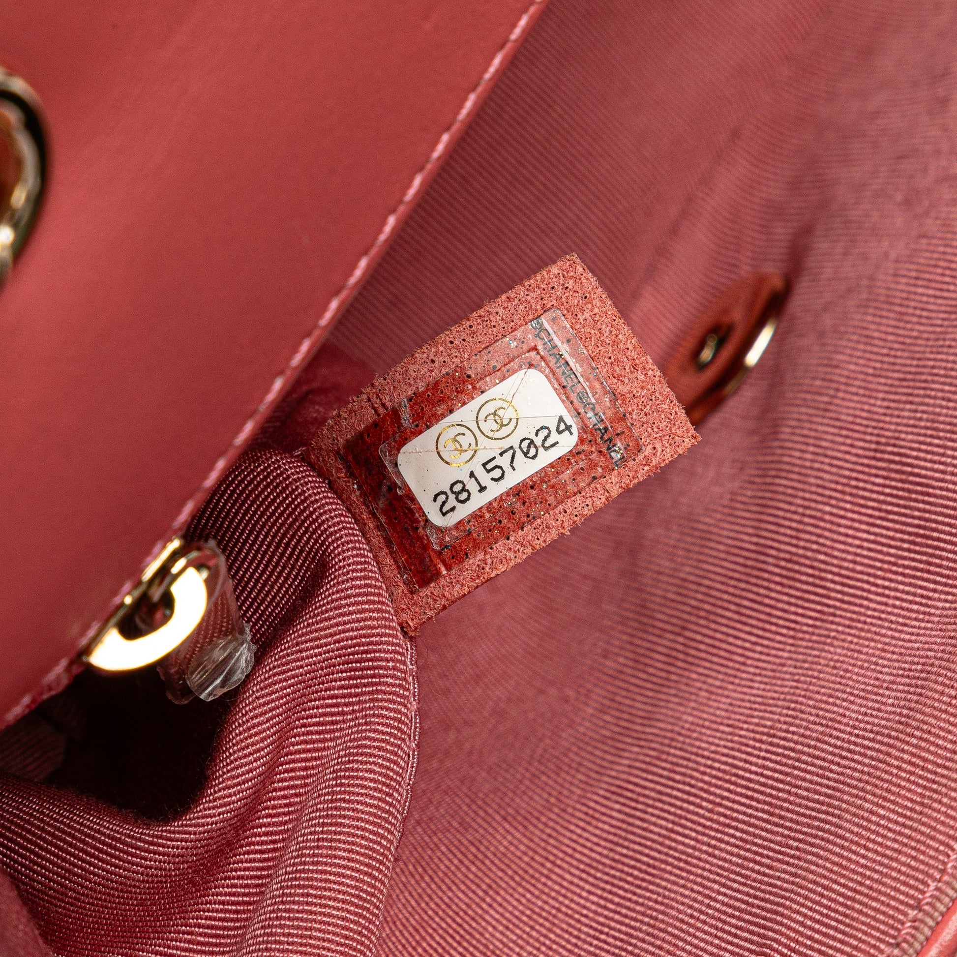 Chanel Mini Chevron Calfskin Statement Flap