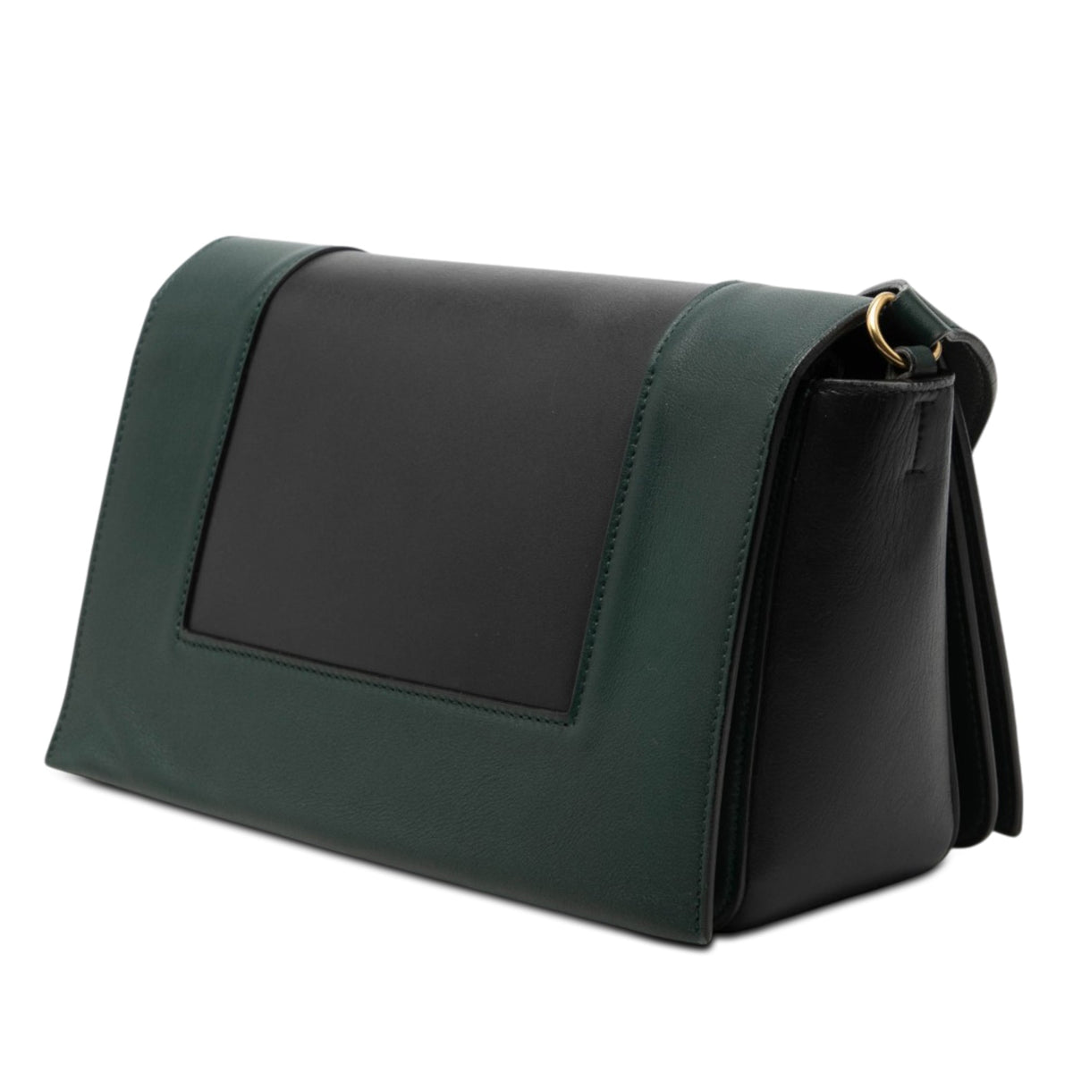Celine Medium Shiny Smooth Calfskin Frame Shoulder Bag