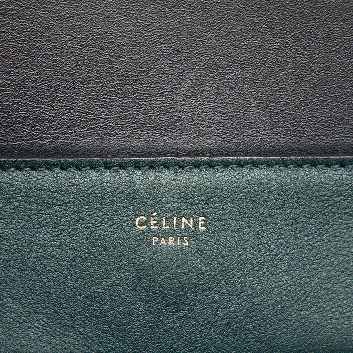 Celine Medium Shiny Smooth Calfskin Frame Shoulder Bag