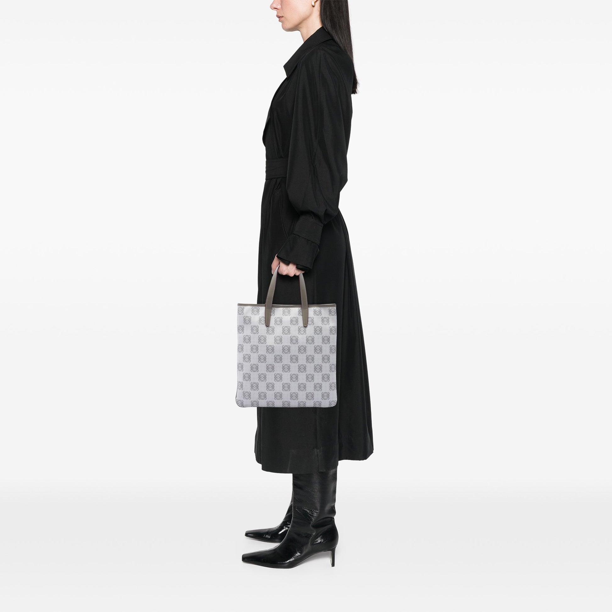 LOEWE Anagram Coated Canvas Tote