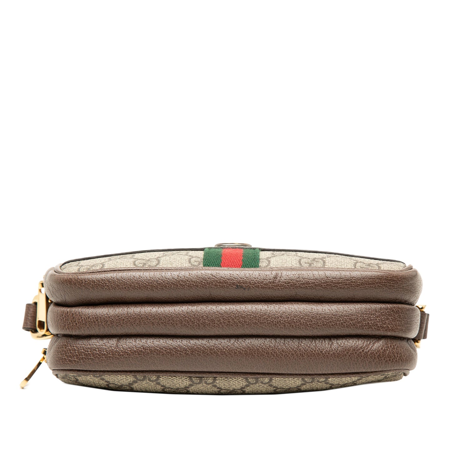 Gucci Mini GG Supreme Web Ophidia Triple Zip Crossbody