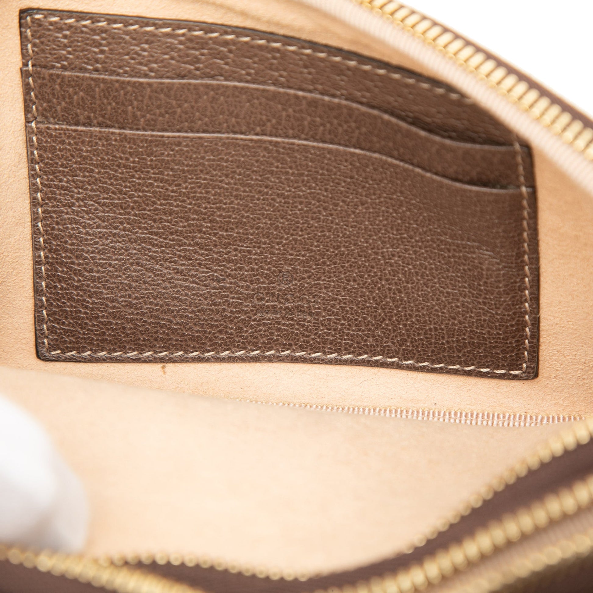 Gucci Mini GG Supreme Web Ophidia Triple Zip Crossbody