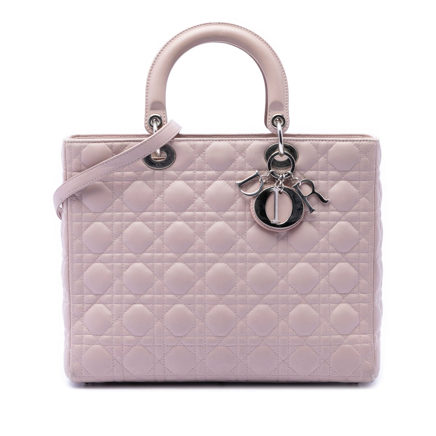 Dior Large Lambskin Cannage Lady Dior
