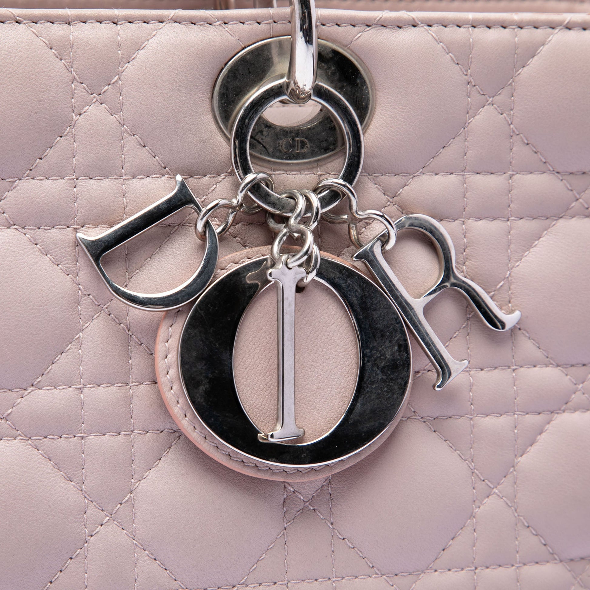 Dior Large Lambskin Cannage Lady Dior