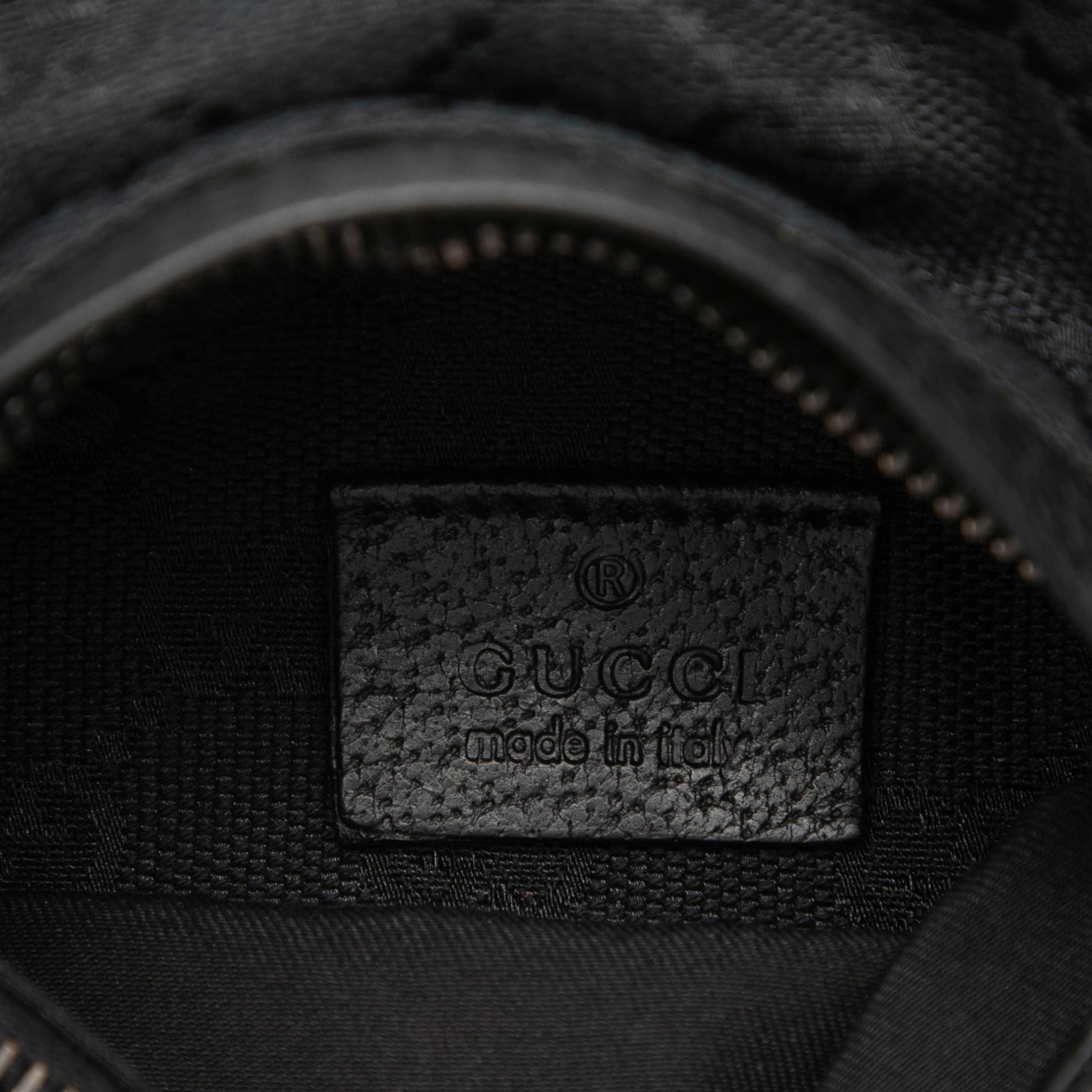 Gucci GG Canvas Double Pocket Belt Bag