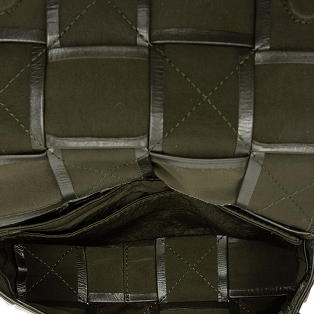 Bottega Veneta Paper Calfskin Intrecciato Cassette Belt Bag — Black