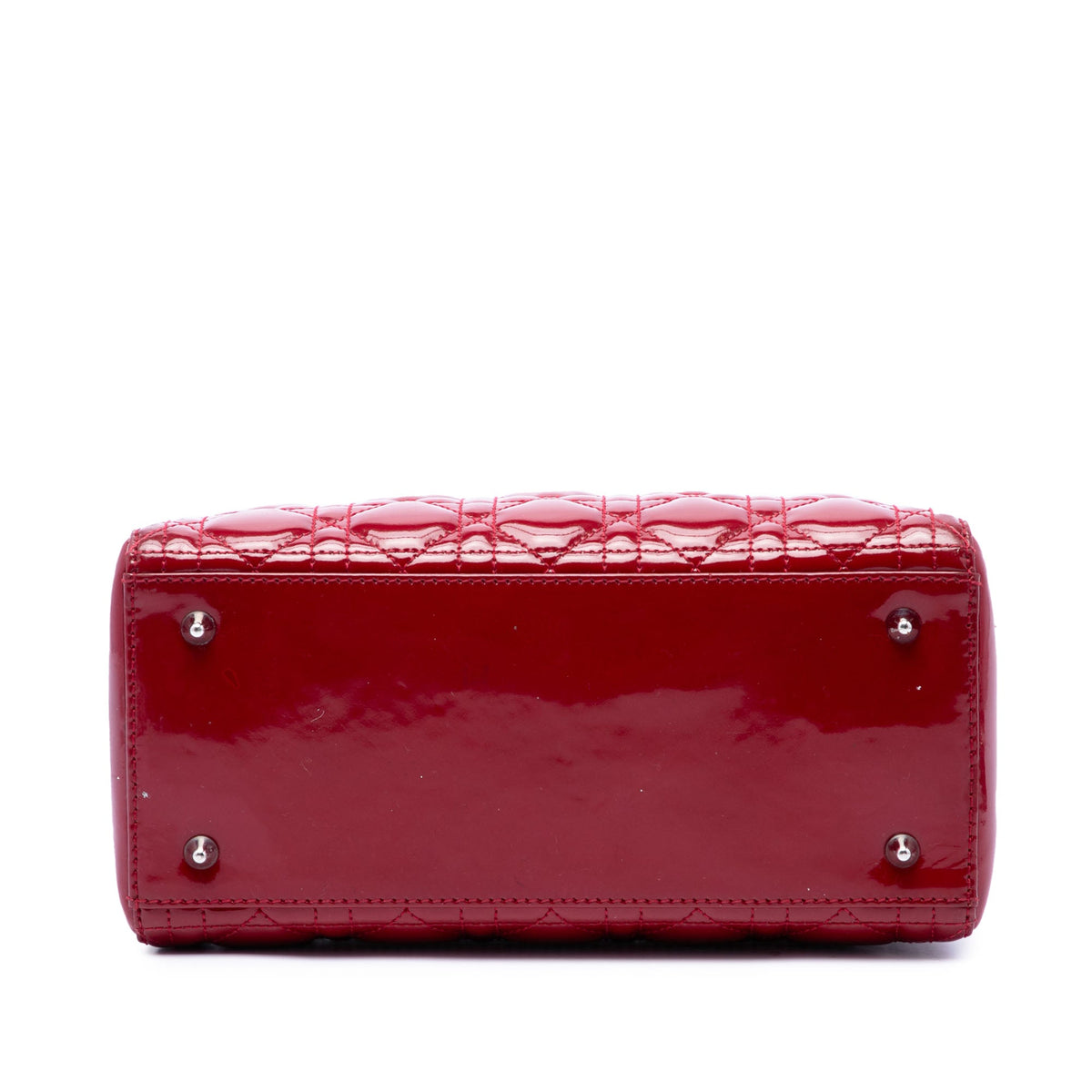 Dior Medium Patent Cannage Lady Dior