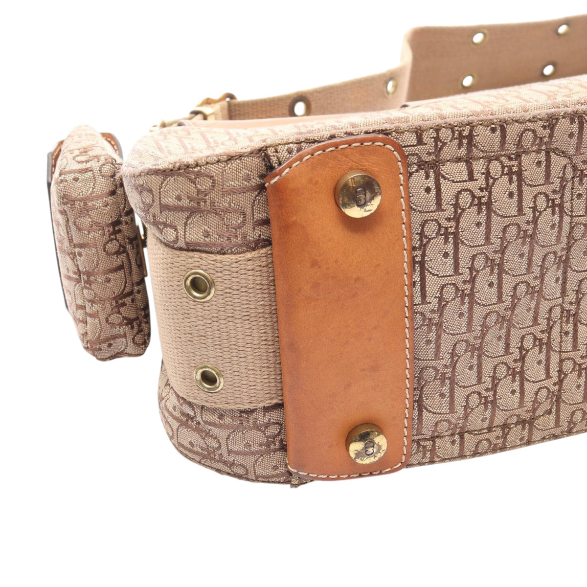 Dior Diorissimo Street Chic Columbus Shoulder Bag — Beige