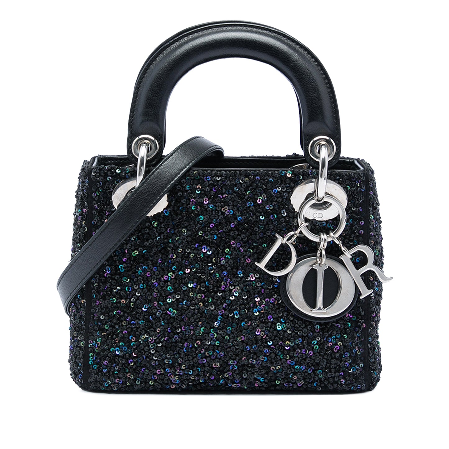 Dior Mini Satin Sequin Embellished Lady Dior