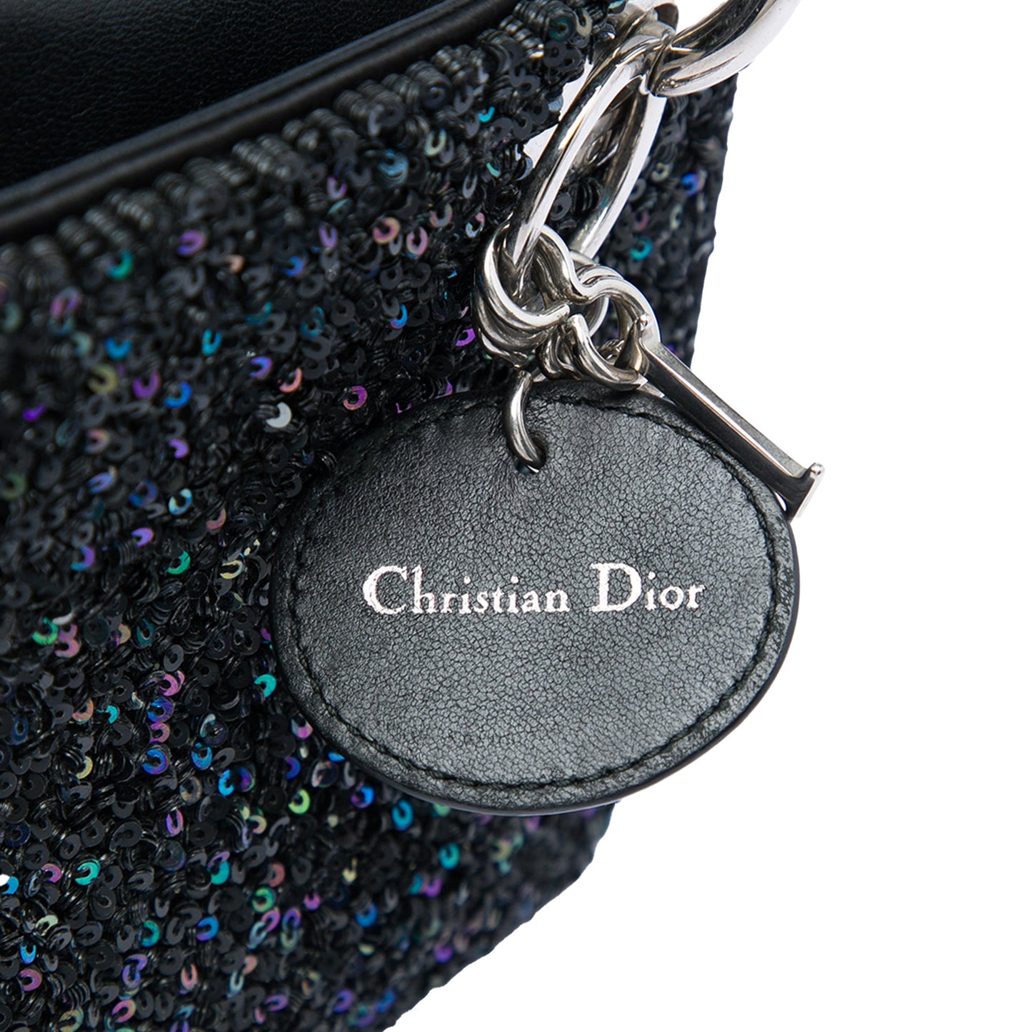 Dior Mini Satin Sequin Embellished Lady Dior