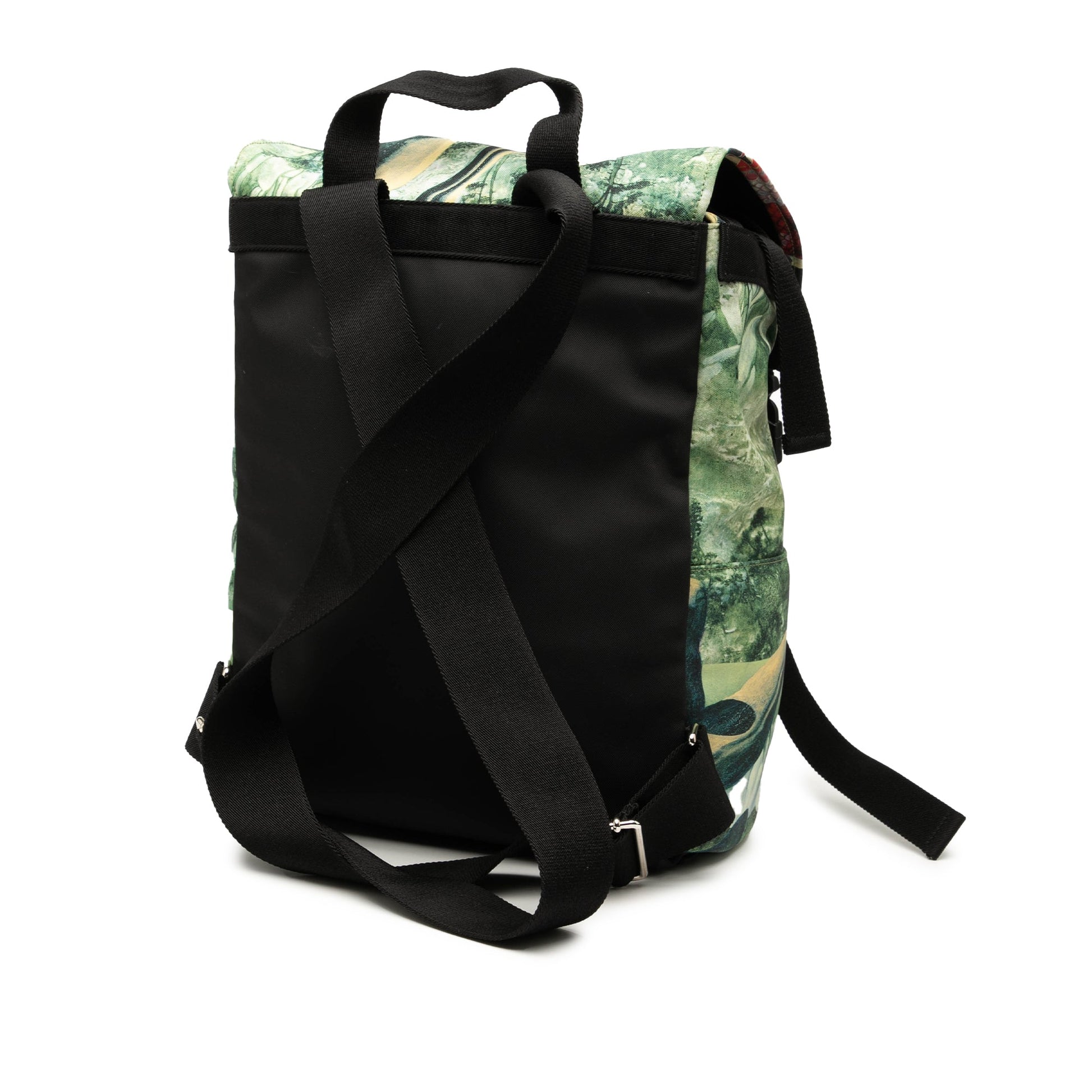 Valentino Roger Dean Red Dragon Nylon Backpack