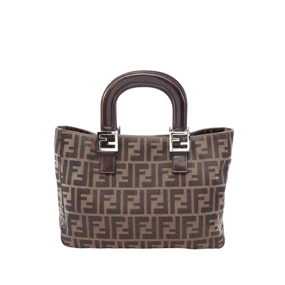 Fendi Zucca Canvas Handbag