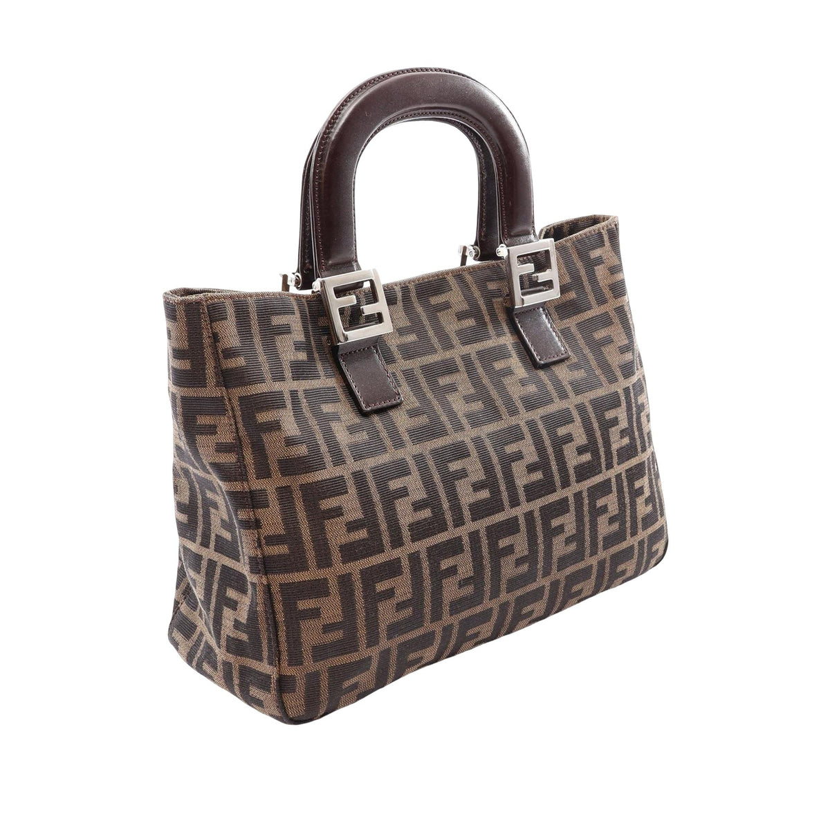 Fendi Zucca Canvas Handbag