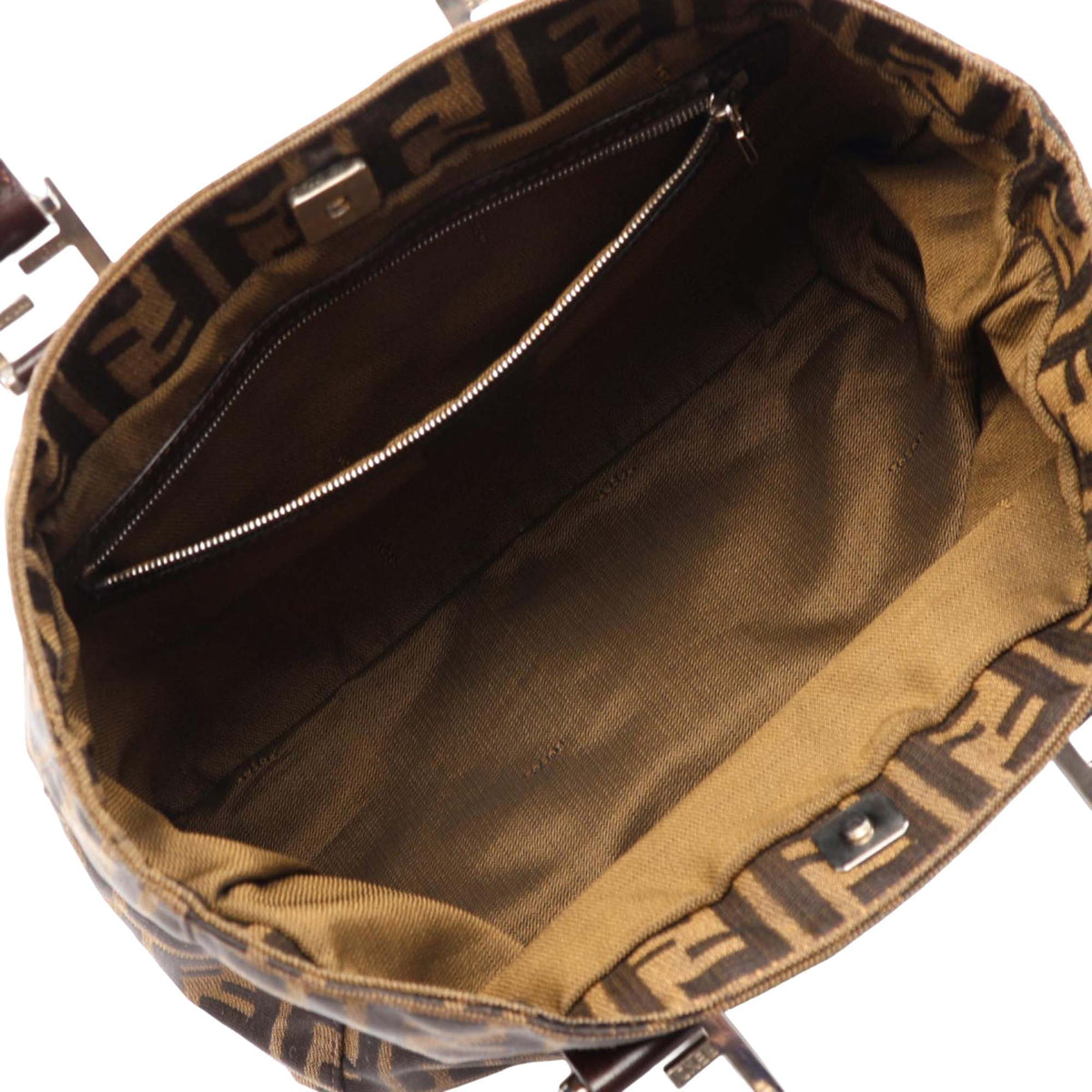 Fendi Zucca Canvas Handbag