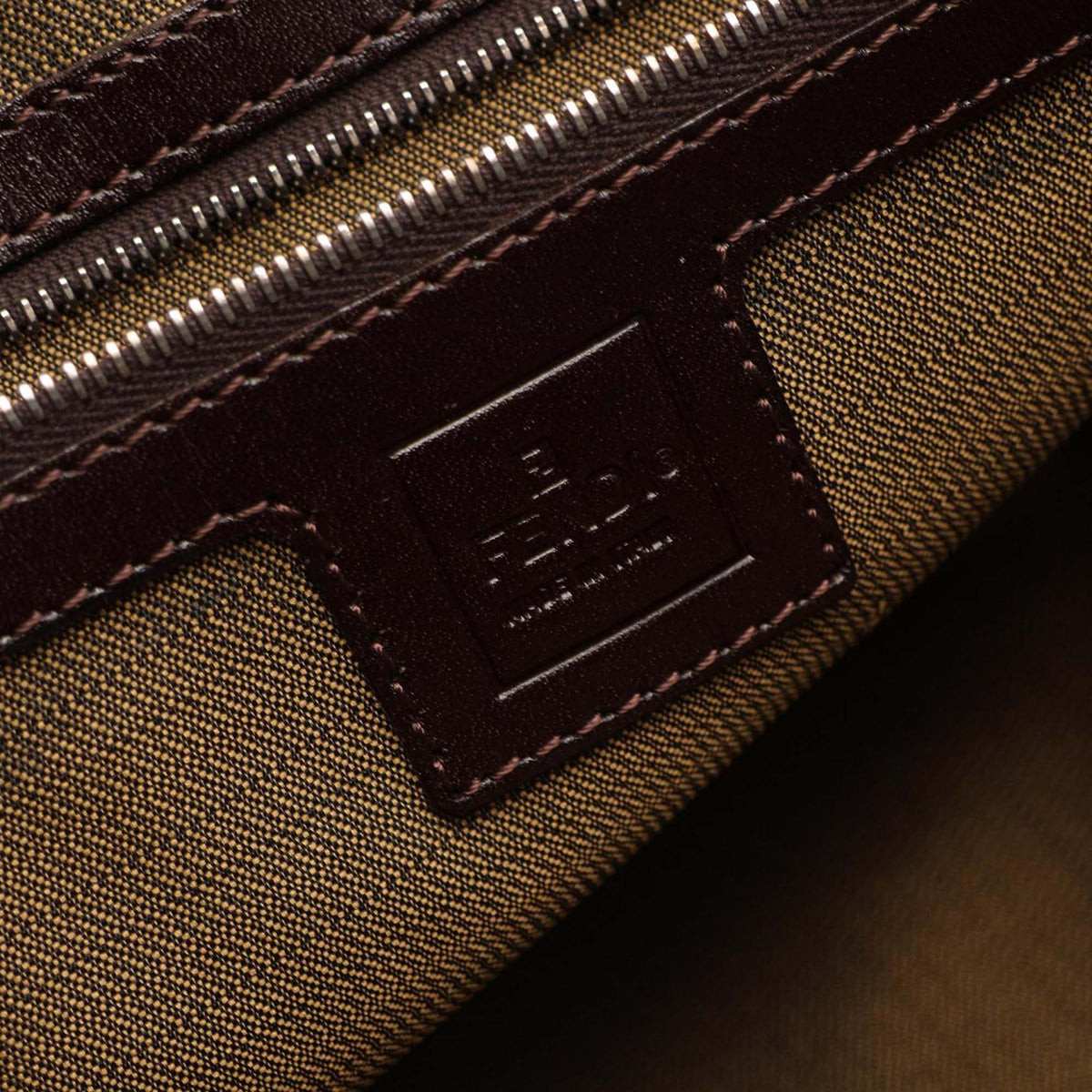 Fendi Zucca Canvas Handbag