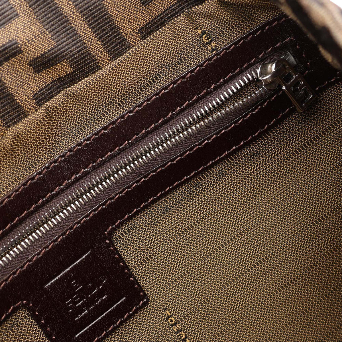 Fendi Zucca Canvas Handbag