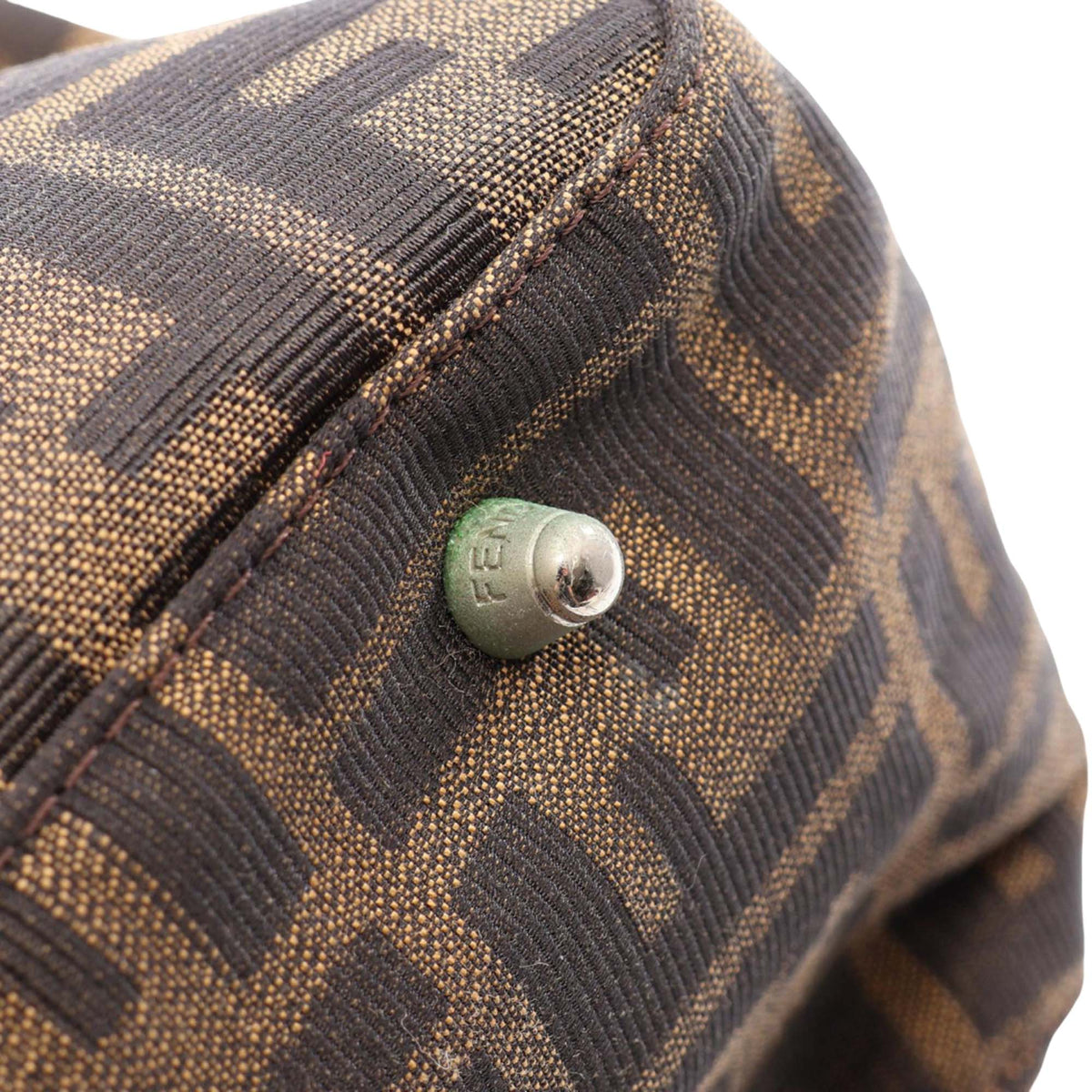 Fendi Zucca Canvas Handbag