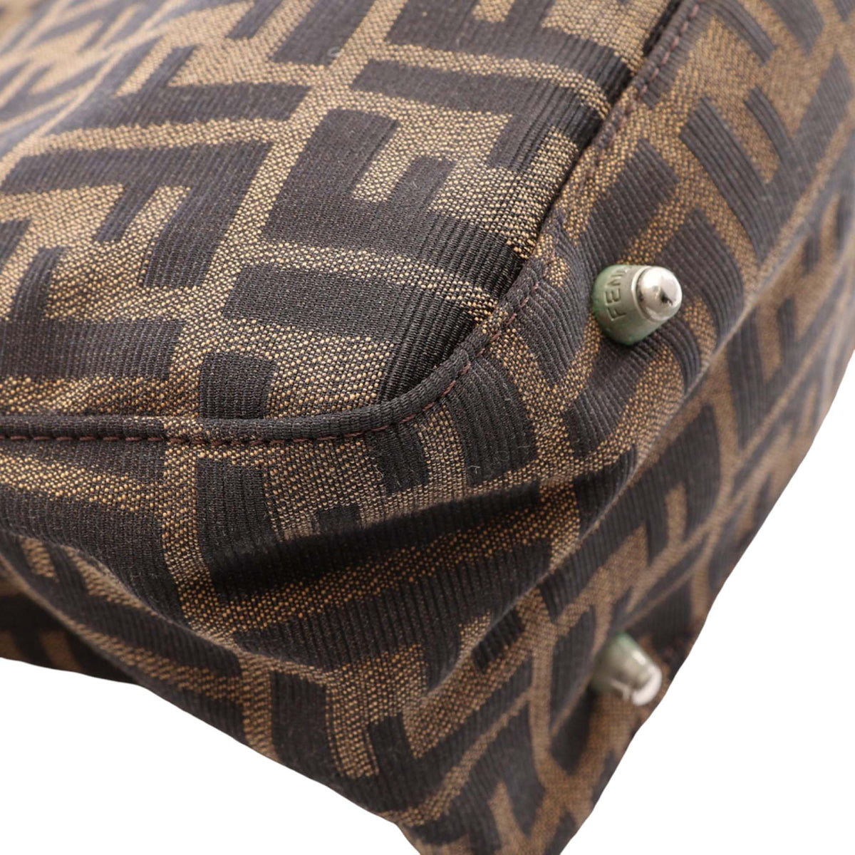 Fendi Zucca Canvas Handbag