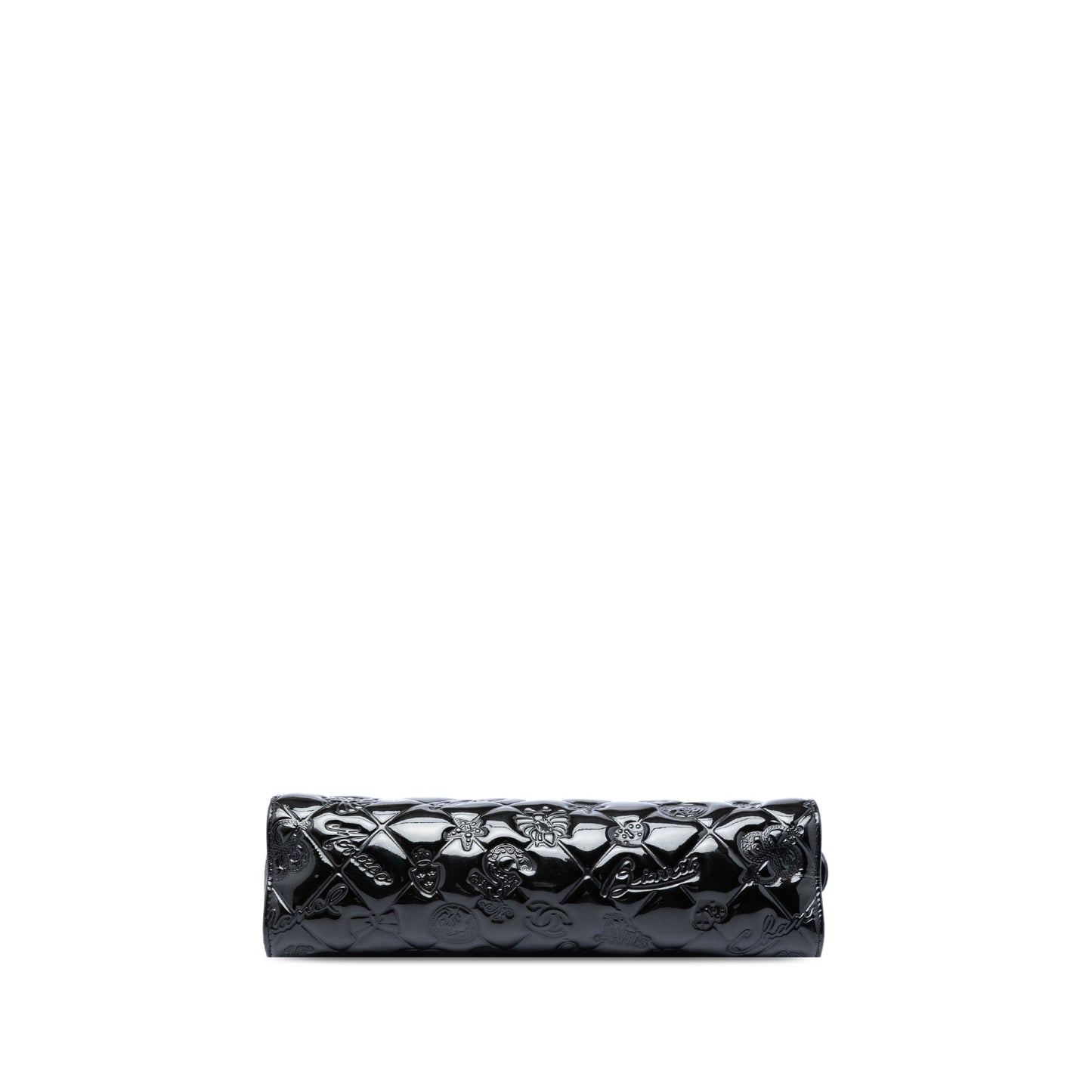 Chanel Quilted Patent Embossed Lucky Symbols Pochette