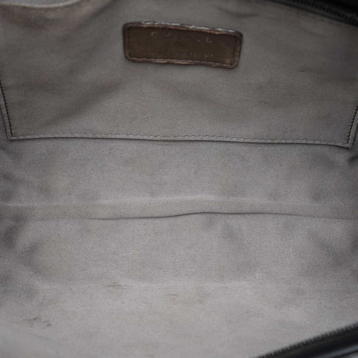 Chanel Quilted Patent Embossed Lucky Symbols Pochette