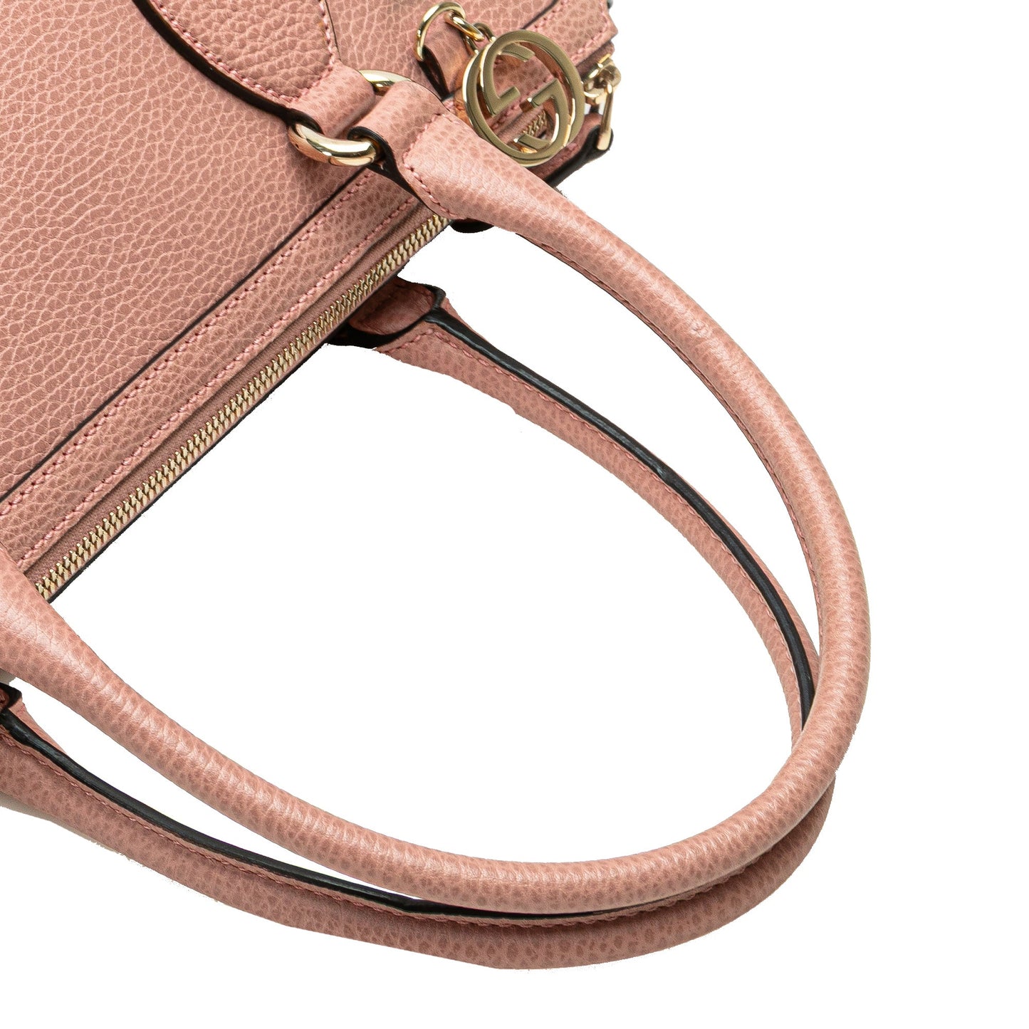 Gucci Dollar Calfskin GG Charm Satchel
