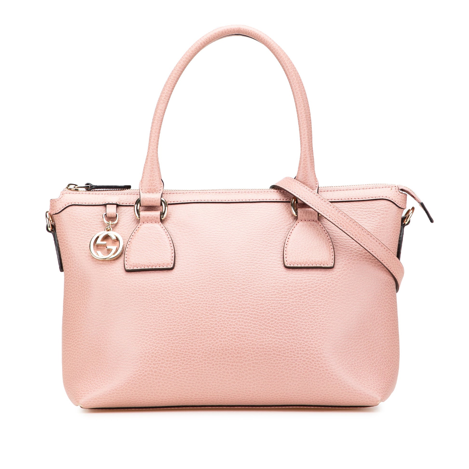 Gucci Dollar Calfskin GG Charm Satchel