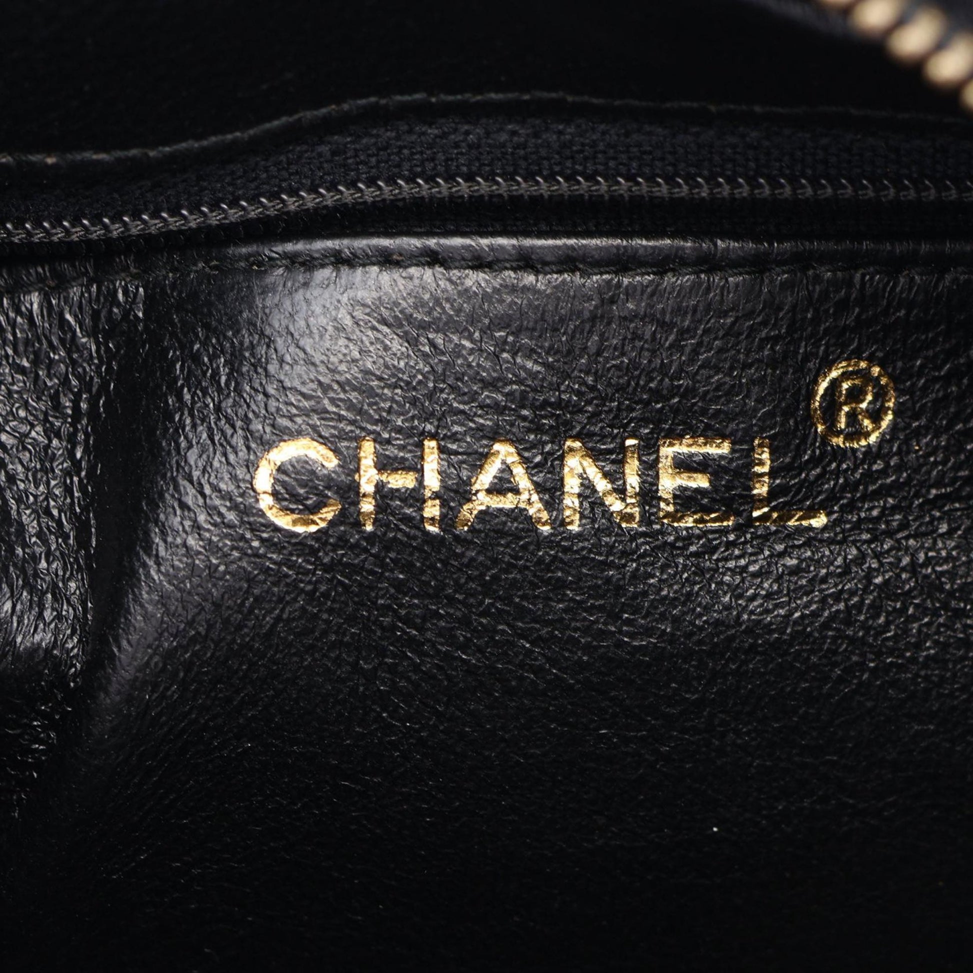 Chanel CHANEL COCO Mark Shoulder Bag Lambskin (sheep leather) Black Used Women