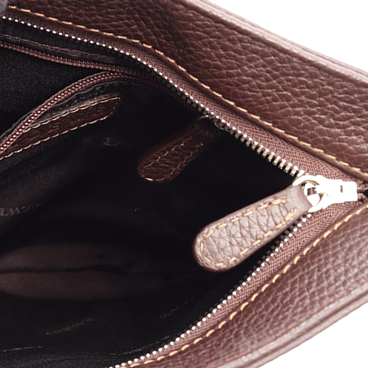 LOEWE Leather Senda Crossbody — Brown