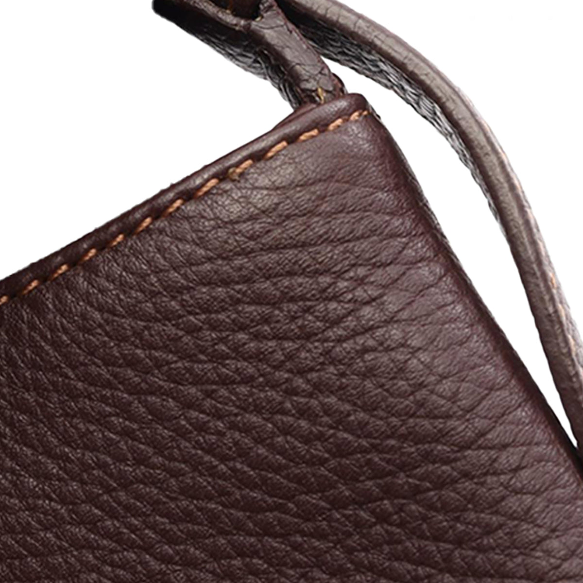 LOEWE Leather Senda Crossbody — Brown