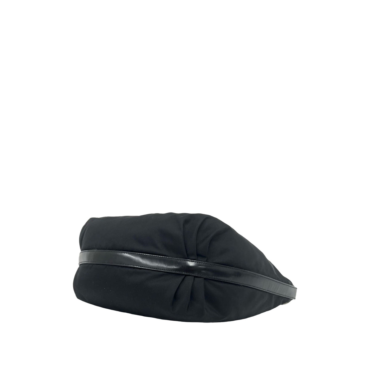 Prada Tessuto Canapa Logo Hobo — Black