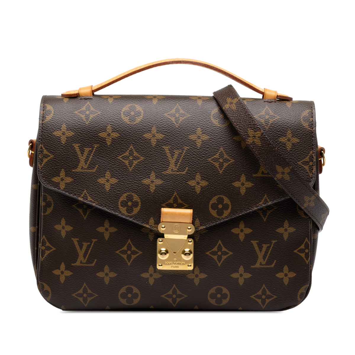 Louis Vuitton Monogram Pochette Metis — Brown