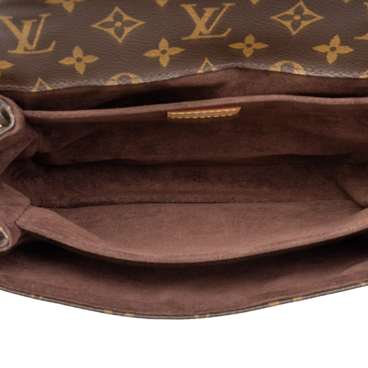 Louis Vuitton Monogram Pochette Metis — Brown