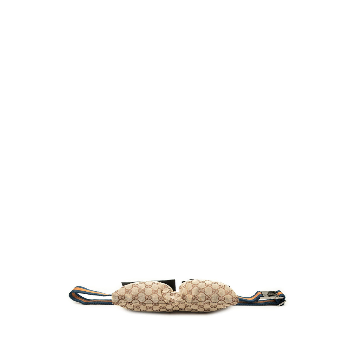 Gucci GG Canvas Web Double Pocket Belt Bag