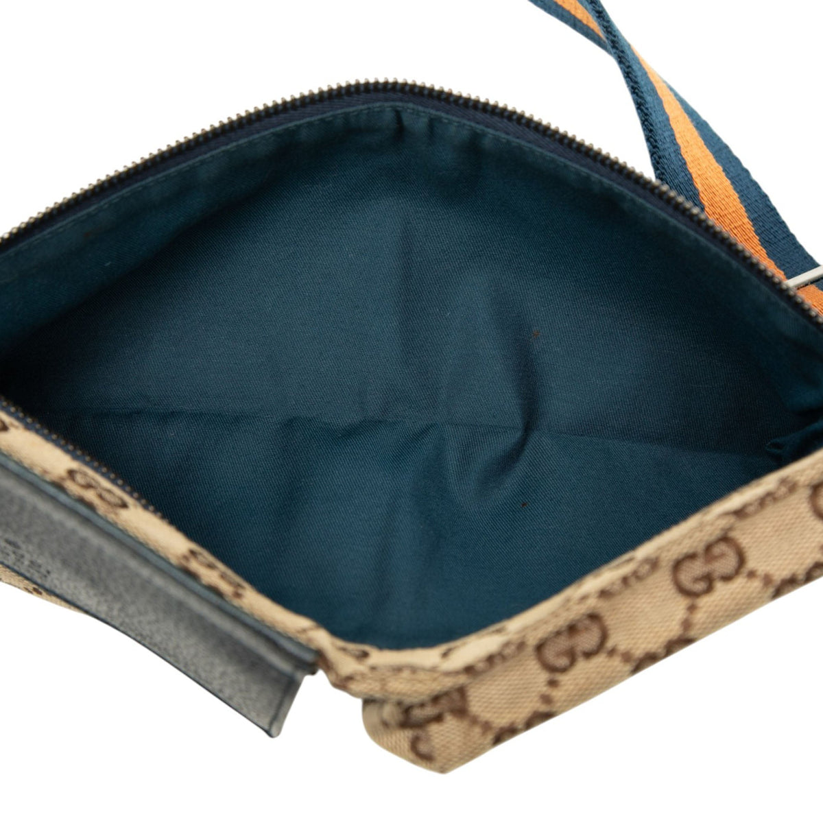 Gucci GG Canvas Web Double Pocket Belt Bag
