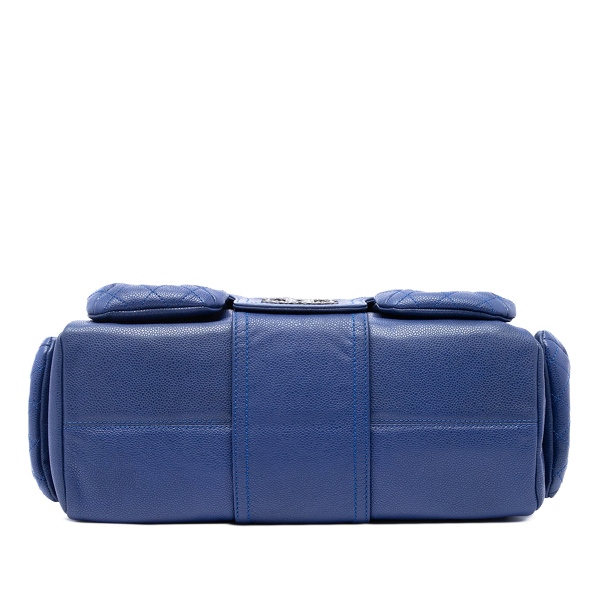 Chanel Glazed Caviar Coco Rider Multi Pocket Rider Flap
