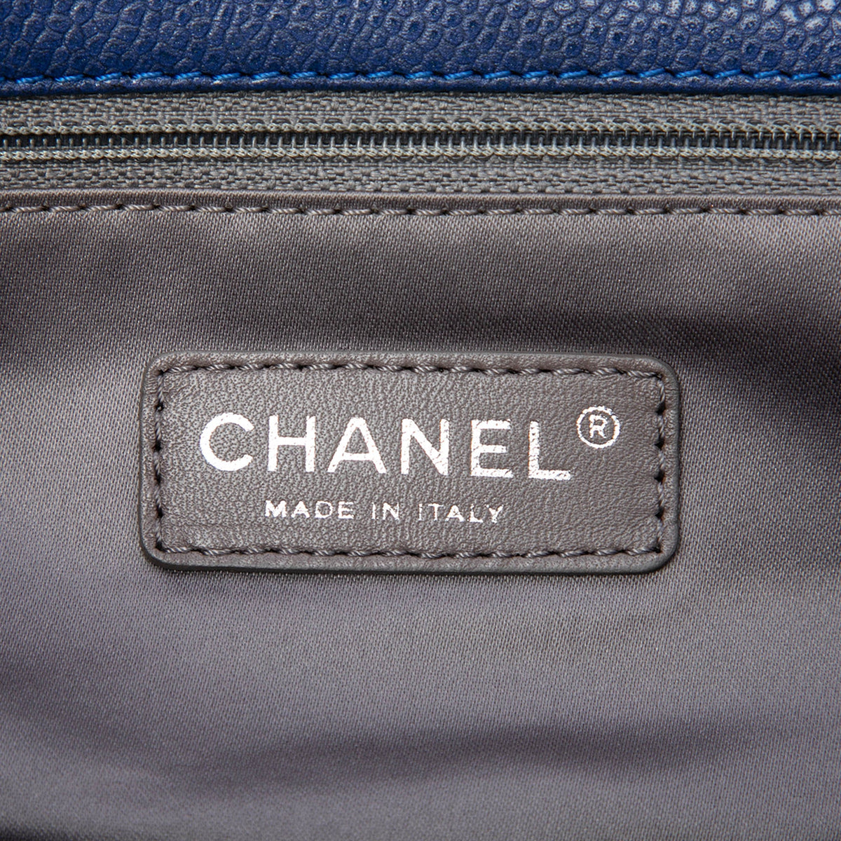 Chanel Glazed Caviar Coco Rider Multi Pocket Rider Flap