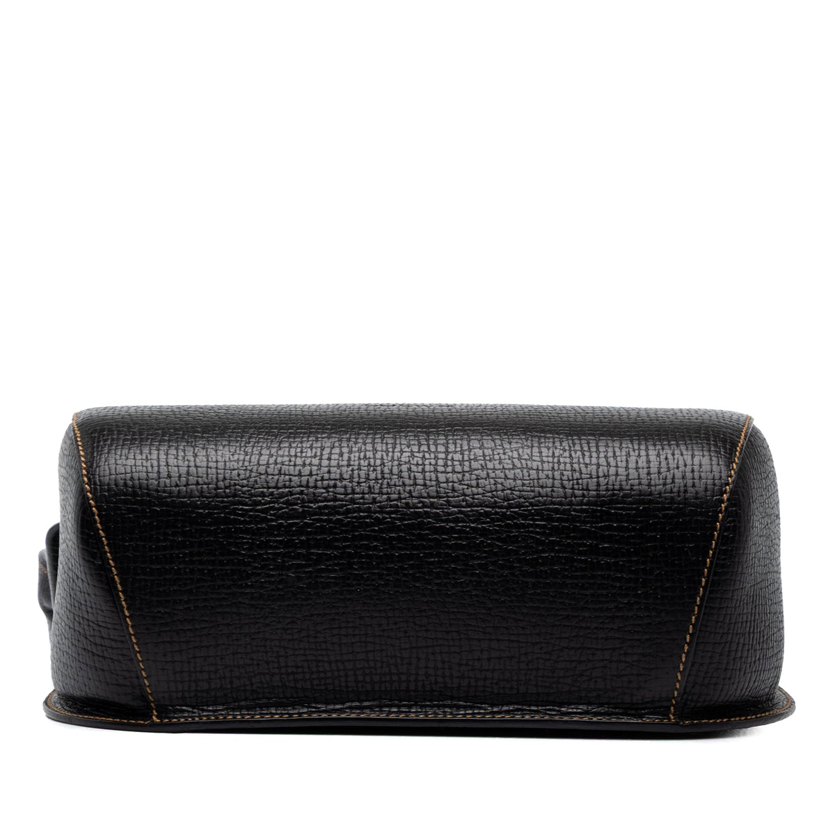 LOEWE Textured Leather Shoulder Bag — Black