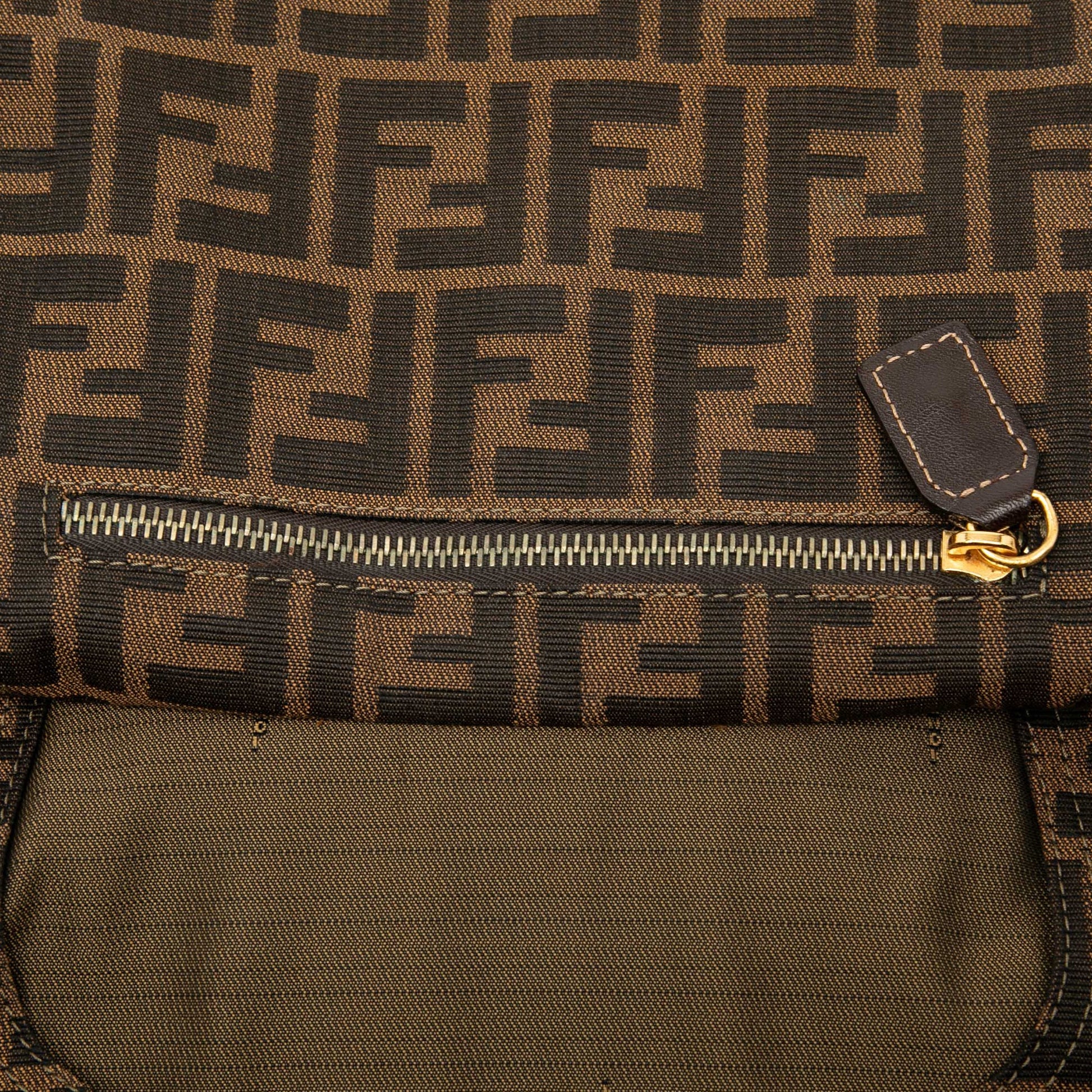 Fendi Zucca Canvas Hobo